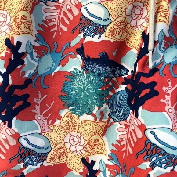 Nautica Size Large (L) Bright Coral Swim Trunks - Picture 4 of 4